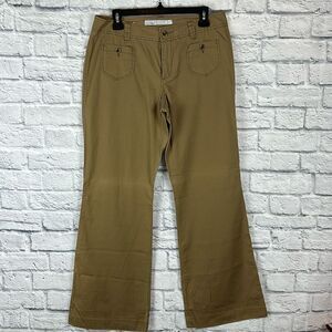 Old Navy vintage Flare Tan Pants Size 10 Mid Rise